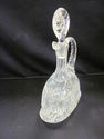 Unusual Cut Crystal Liquor Decanter with Stopper