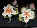 Capodimonte Wall Hanging with Flowers - Italy