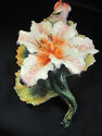 Capodimonte Wall Hanging with Flowers - Italy