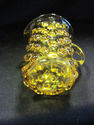 Small Yellow Hobnail Glass Pitcher