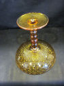 Amber Colored Glass Compote/Candy Dish