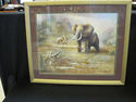 Framed Litho by Ruane Manning - Elephants