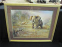 Framed Litho by Ruane Manning - Elephants