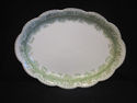 Vintage Johnson Bros. Green Serving Platter