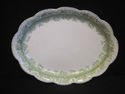 Vintage Johnson Bros. Green Serving Platter