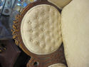 Antique French Settee - Cream Upholstery