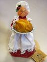 Mrs. Santa VINTAGE Annalee Mobilitee Doll with Tur