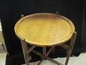 Antique Wooden Oak Game Table