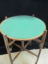 Antique Wooden Oak Game Table