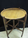 Antique Wooden Oak Game Table