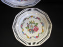 Set of Two Floral Reticulated Plates - W. Germany