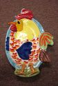 Handpainted Rooster Italian Pottery Plate Nino Par