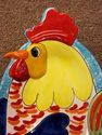 Handpainted Rooster Italian Pottery Plate Nino Par