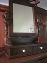 Nice Swivel Antique Dressing Mirror with Drawer