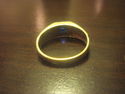 Men's Gold Ring - 10K - Blue Stone