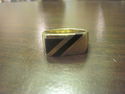 Men's Gold Ring - 10K - Black Onyx