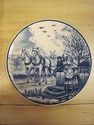 Delft blue Set of Four Plates - Seasons