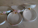 Set of Eight Limoges Handpainted Salt Cellars