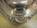 Silverplated Oval Covered Dish - Glass Insert - Co