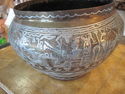 Nice Hand Tapped Metal Pot - Egyptian Design