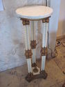 Beautiful Italian Ornate Plant Stand - Marble Top