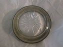 Antique Glass Coasters with Sterling Rims "Frank M