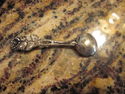 Silver Glass Salt with Base and Spoon