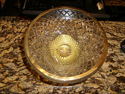 Beautiful Centerpiece Glass Bowl with Gold Rim