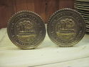 Brass Bookends - City of Saint Louis