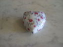 Antique Limoges Heart Shaped Trinket Box - Florals