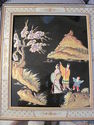 Chinese Oil Painting on Glass - Hand Painted Frame