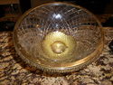 Beautiful Centerpiece Glass Bowl with Gold Rim