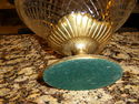 Beautiful Centerpiece Glass Bowl with Gold Rim