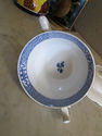 ANtique Sugar bowl and Saucer - Booth - Blue Drago