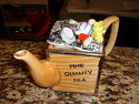 English Teapot Tea Pot - Crate w/Decorated Lid