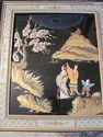 Chinese Oil Painting on Glass - Hand Painted Frame