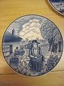 Delft blue Set of Four Plates - Seasons