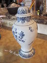 Very Pretty Delft Urn - Floral Design