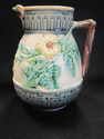 Small Majolica Pitcher - Yellow and Green Florals