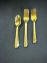 Bright Goldtone Flatware Set - 32 Pieces