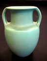 ROOKWOOD Pottery 1927 Handled Vase 8" Tall - Jade 