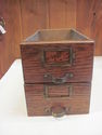 Antique Index Card Box