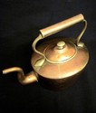 19 c. AnTIQue Dove-tailed Copper Tea Kettle - Goos