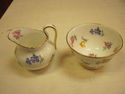 Antique Creamer and Sugar - Royal Chelsea