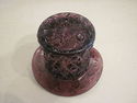 Fenton Purple Glass hat - Toothpick Holder