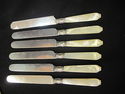 Vintage Mother of Pearl Knife and Fork Set - 13 Pi