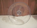 Antique Etched Glass Candy Dish - Floral Design