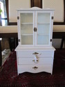 Vintage Child's Play Cupboard - White