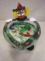 Hand Blown Art Glass Clown - Multicolored