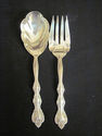 International Silverplated Serving Fork and Spoon